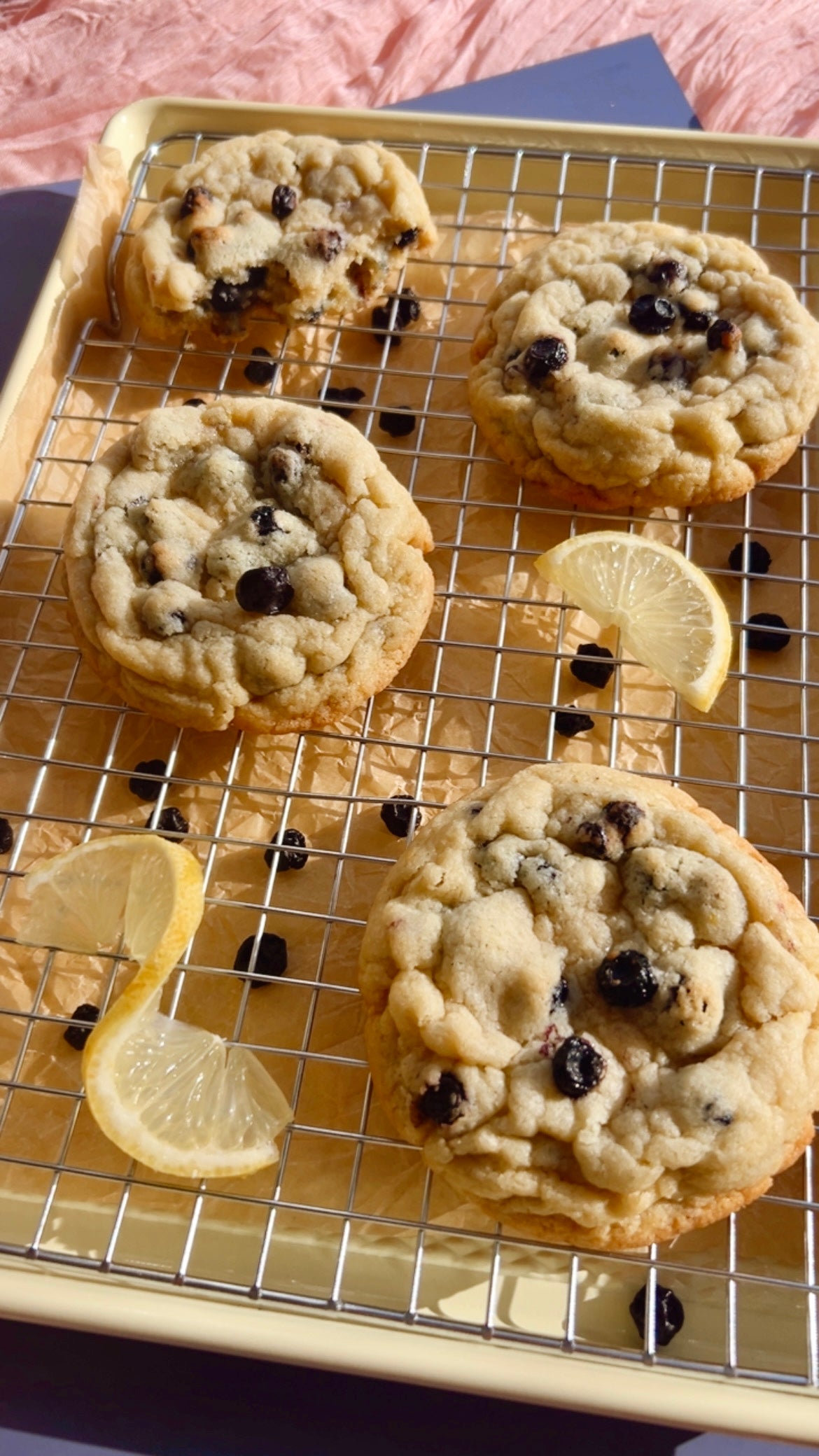 Lemon Blueberry Cookies